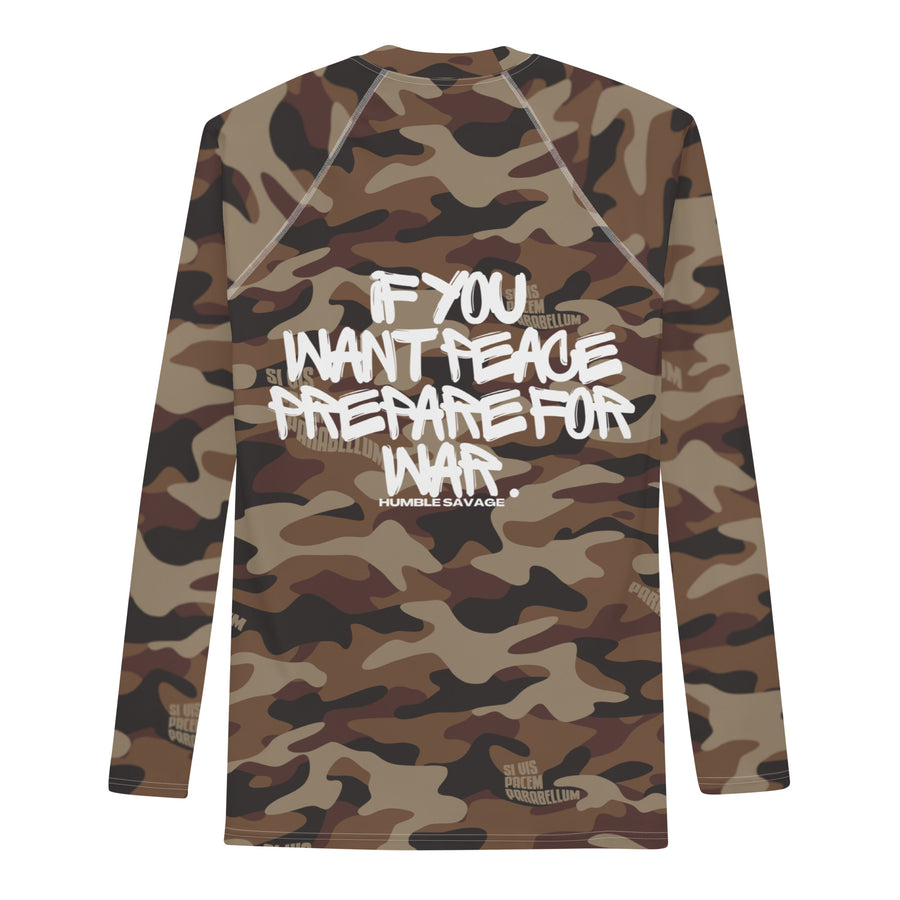 Humble Training Ranked Rashguard V2(Brown Camo)