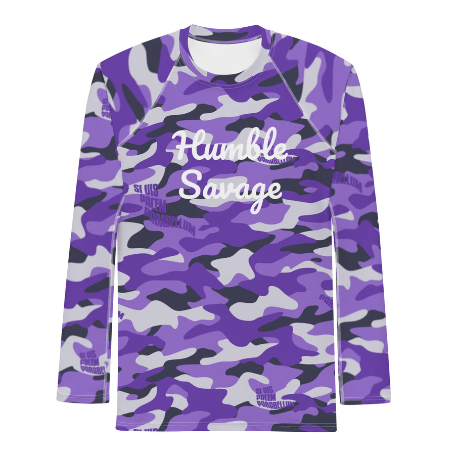 Humble Training Ranked Rashguard V2(Purple Camo)