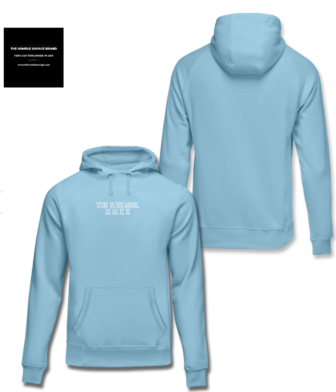 Sky Blue Thank You Hoodie – Humble Religion Clothing